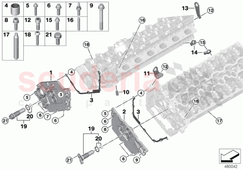 Part Diagram for Rolls Royce 07119908750