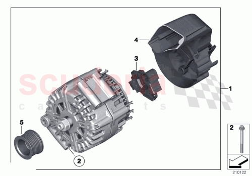 Part Diagram for Rolls Royce 12317540743