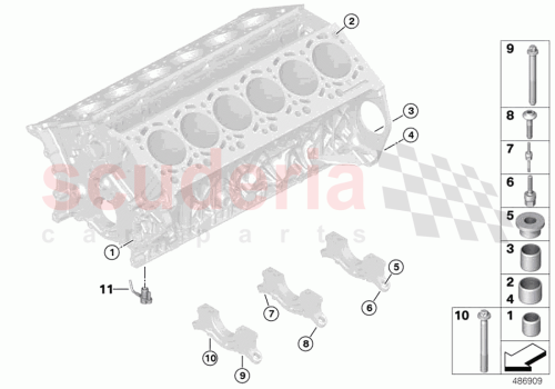 Part Diagram for Rolls Royce 11428689529