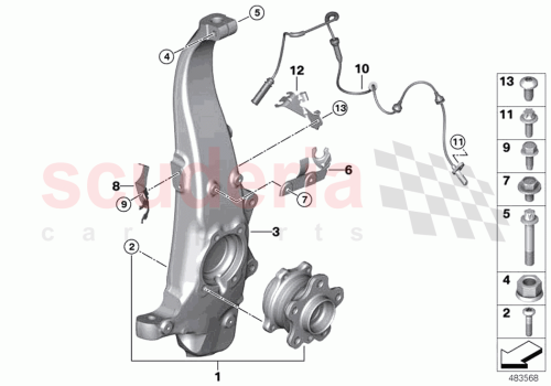 Part Diagram for Rolls Royce 34306871910