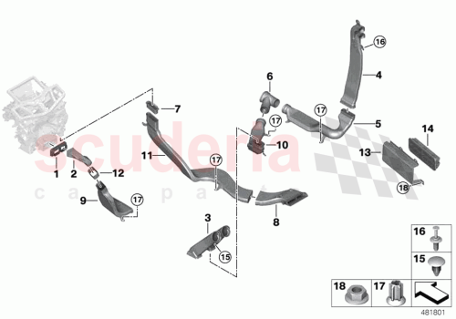 Part Diagram for Rolls Royce 64227418060