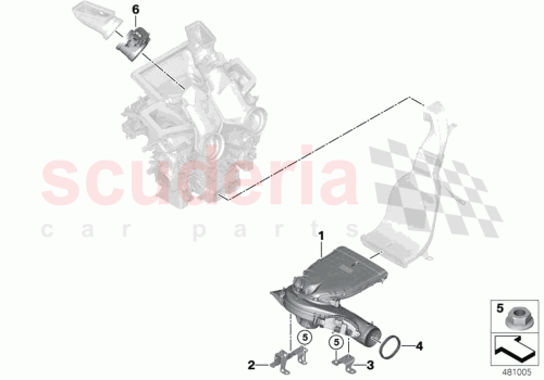 Part Diagram for Rolls Royce 64119365408