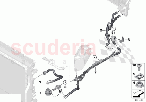 Part Diagram for Rolls Royce 11518679885