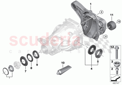 Part Diagram for Rolls Royce 33107609536