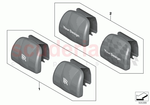 Part Diagram for Rolls Royce 52205A0B0D0