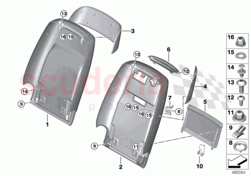 Part Diagram for Rolls Royce 52107437113