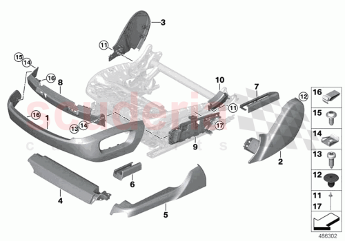 Part Diagram for Rolls Royce 52107355785