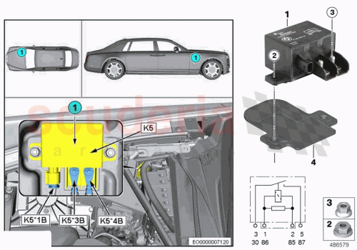 Part Diagram for Rolls Royce 07129907467