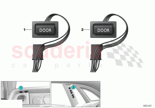 Part Diagram for Rolls Royce 61319460541