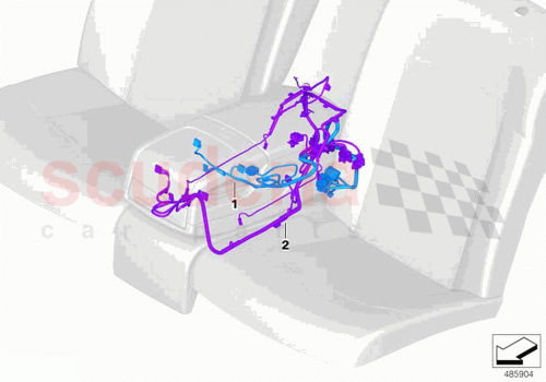 Part Diagram for Rolls Royce 61128795533
