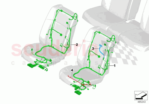 Part Diagram for Rolls Royce 61128715265
