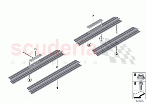 Part Diagram for Rolls Royce 51477406754