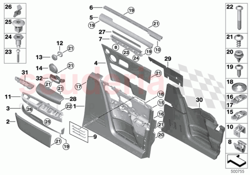Part Diagram for Rolls Royce 51417471786