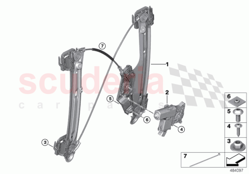 Part Diagram for Rolls Royce 51357475504