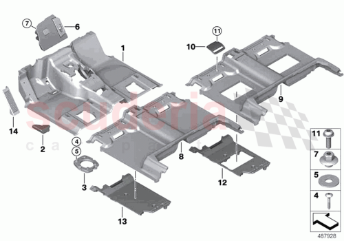 Part Diagram for Rolls Royce 07119904497