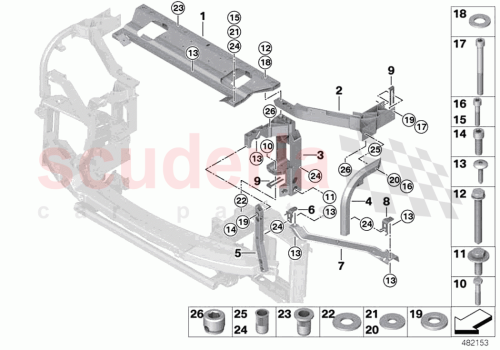 Part Diagram for Rolls Royce 07119906215
