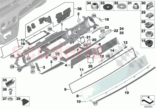 Part Diagram for Rolls Royce 51457488671