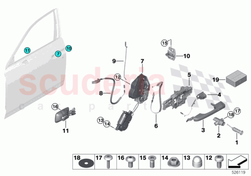 Part Diagram for Rolls Royce 51218494876