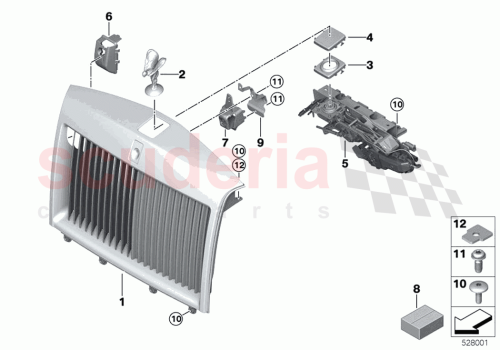 Part Diagram for Rolls Royce 51137444147