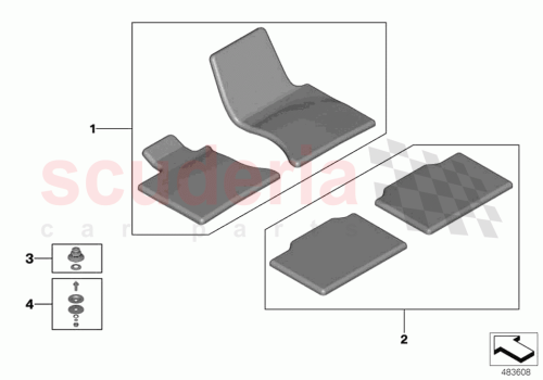 Part Diagram for Rolls Royce 51477951104