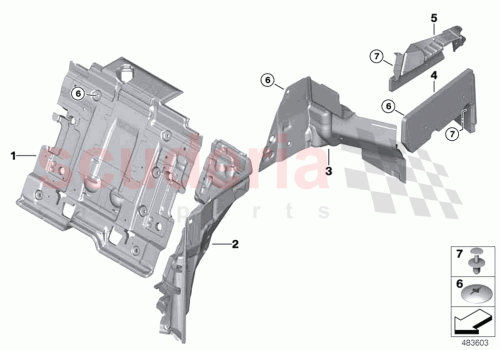Part Diagram for Rolls Royce 51487406807
