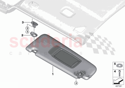 Part Diagram for Rolls Royce 51167478133