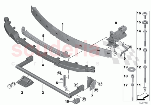 Part Diagram for Rolls Royce 07119905696