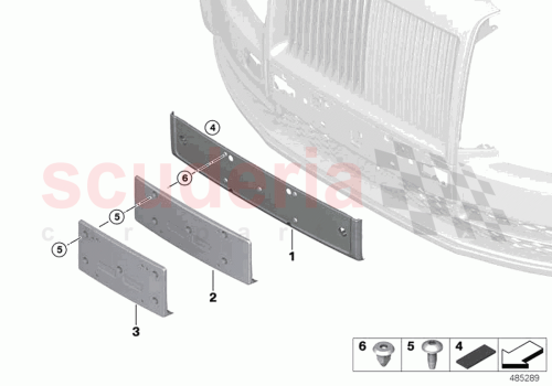 Part Diagram for Rolls Royce 51117428634