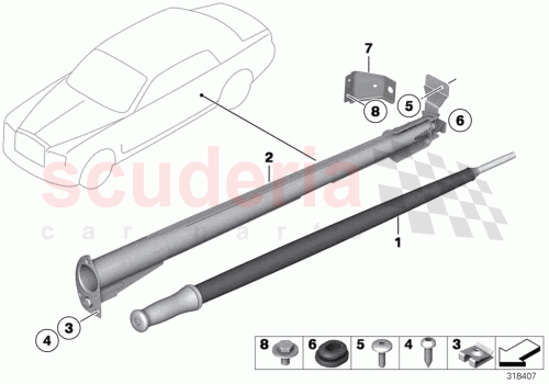 Part Diagram for Rolls Royce 51427429997