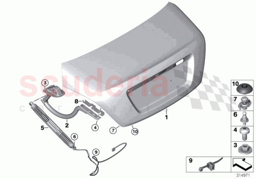 Part Diagram for Rolls Royce 41007312265