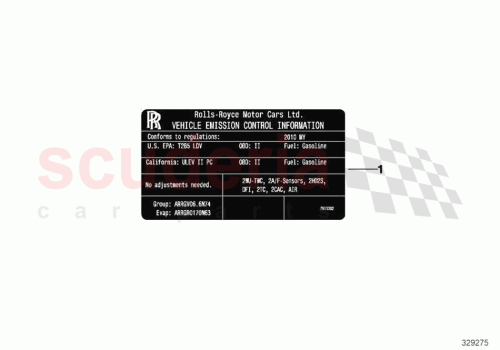 Part Diagram for Rolls Royce 71228642461