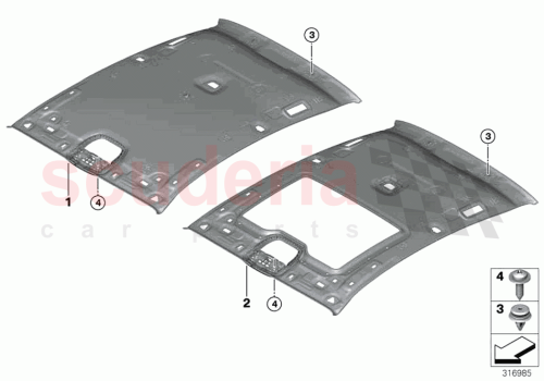 Part Diagram for Rolls Royce 51447401020