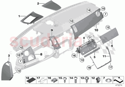 Part Diagram for Rolls Royce 51459349913