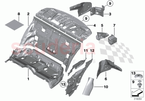 Part Diagram for Rolls Royce 51477301646