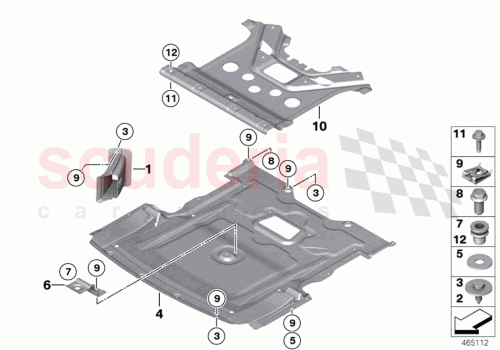 Part Diagram for Rolls Royce 51757408140