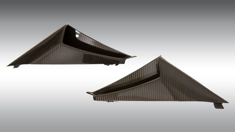 Photo of Novitec Air Intake Side Windows (Coupe) for the Lamborghini Huracan LP610-4 - Image 2