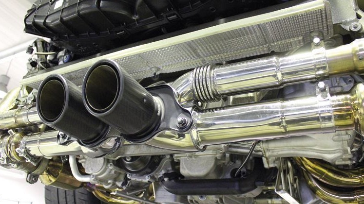 Photo of Cargraphic Sport Exhaust System Kit 3 Lightweight for the Porsche 991 (Mk I) GT3/GT3 RS - Image 8