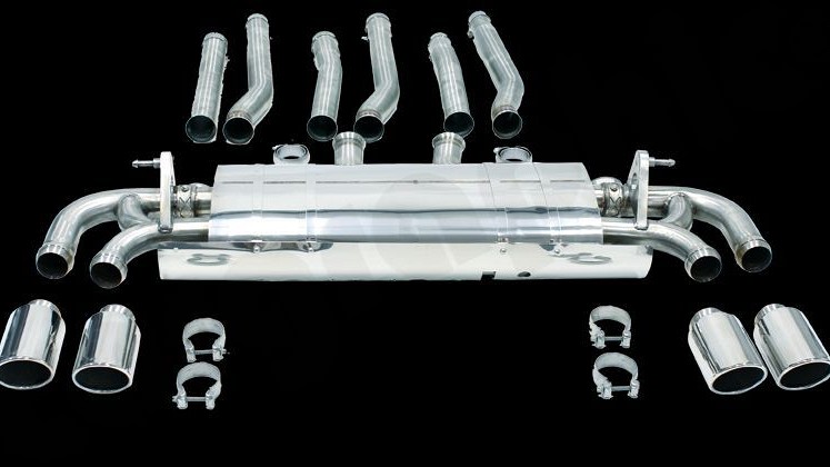 Photo of Cargraphic Sport Rear Silencer for the Porsche Cayenne Turbo (2003-2017) - Image 1