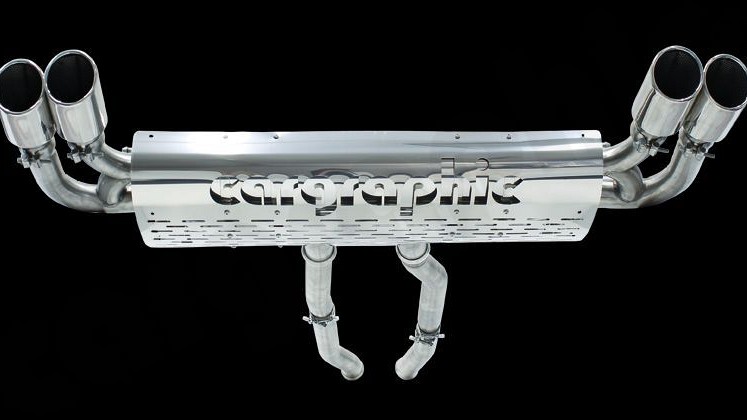 Photo of Cargraphic Sport Rear Silencer for the Porsche Cayenne Turbo (2003-2017) - Image 5