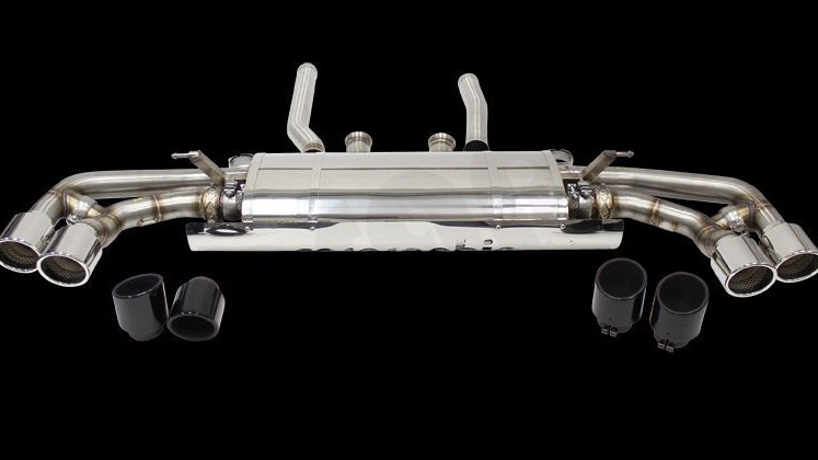 Photo of Cargraphic Sport Rear Silencer for the Porsche Cayenne Turbo (2003-2017) - Image 1