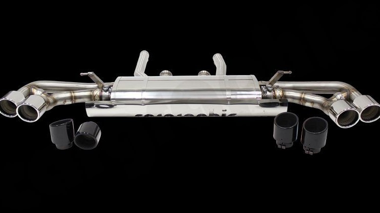 Photo of Cargraphic Sport Rear Silencer for the Porsche Cayenne Turbo (2003-2017) - Image 2