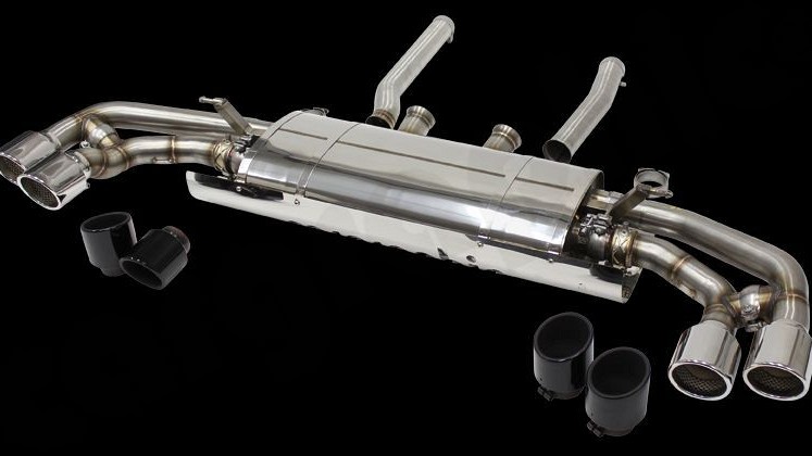 Photo of Cargraphic Sport Rear Silencer for the Porsche Cayenne Turbo (2003-2017) - Image 4