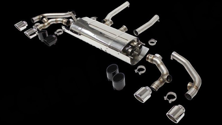 Photo of Cargraphic Sport Rear Silencer for the Porsche Cayenne Turbo (2003-2017) - Image 5