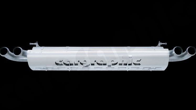 Photo of Cargraphic Sport Rear Silencers for the Porsche Cayenne Turbo (2003-2017) - Image 2