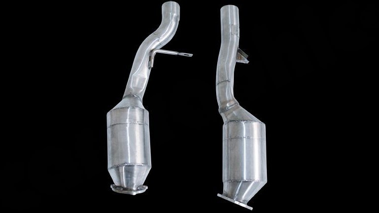 Photo of Cargraphic Secondary Sport Catalytic Converter Set for the Porsche Cayenne Turbo (2003-2017) - Image 3