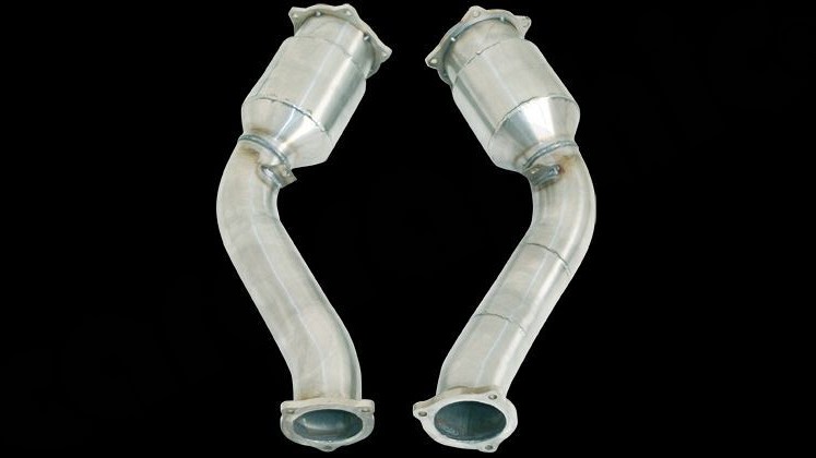Photo of Cargraphic Primary Sport Catalytic Converter Set for the Porsche Cayenne Turbo (2003-2017) - Image 2