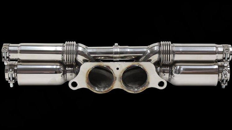 Photo of Cargraphic Lightweight Rear Silencer Replacement for the Porsche 991 (Mk I) GT3/GT3 RS - Image 2