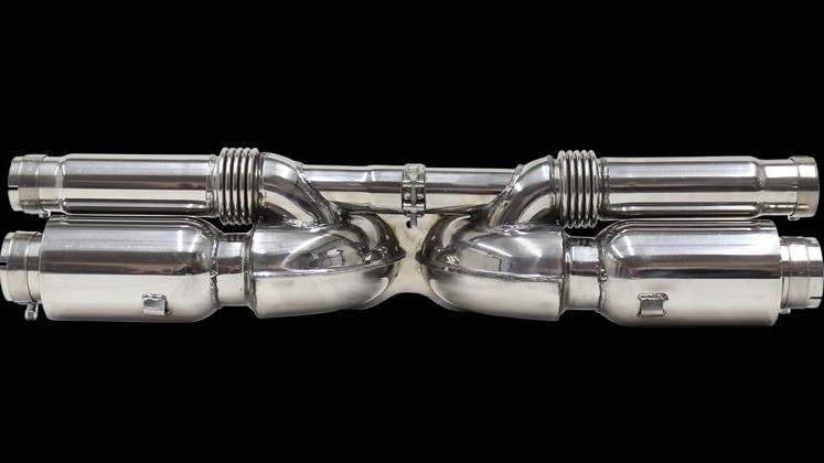 Photo of Cargraphic Lightweight Rear Silencer Replacement for the Porsche 991 (Mk I) GT3/GT3 RS - Image 4