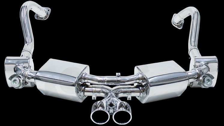 Photo of Cargraphic Sport Rear Silencer Set for the Porsche 981 Boxster/Cayman - Image 2