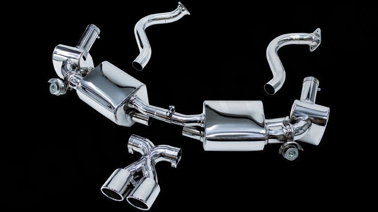 Photo of Cargraphic Sport Rear Silencer Set for the Porsche 981 Boxster/Cayman - Image 3